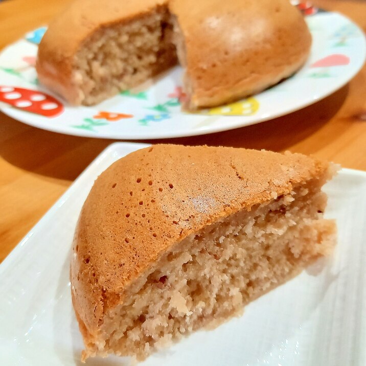 おしるこリメイク♪豆腐モチモチ炊飯器ケーキ